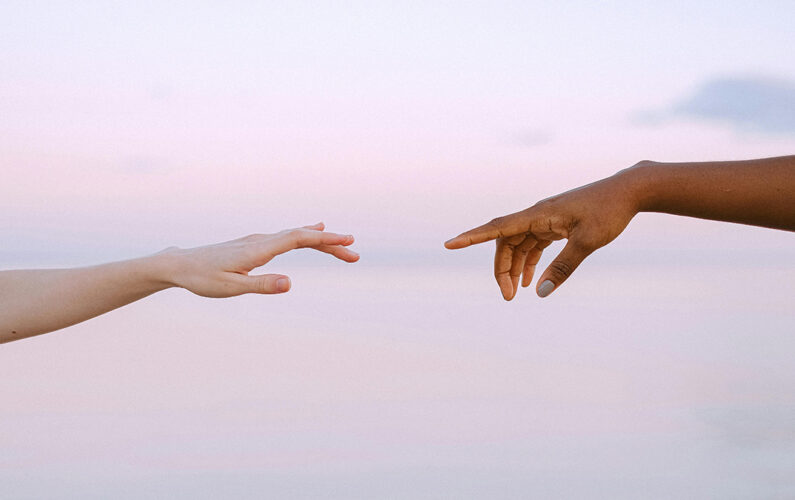 Reaching Hands