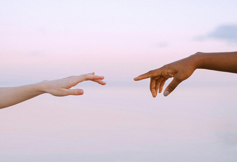 Reaching Hands